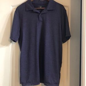 Men’s Weatherproof Short Sleeve Purple Polo Shirt Size Large